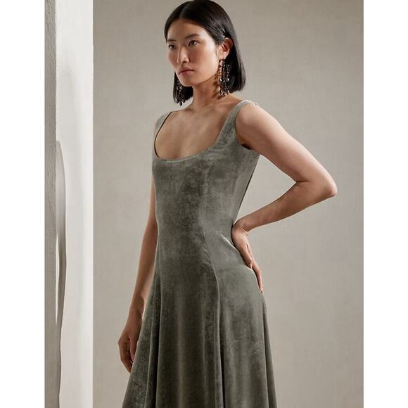 Ralph Lauren Collection Purple Label Velvet Ball Gown Evening Dress Metallic $5K - Picture 13 of 16